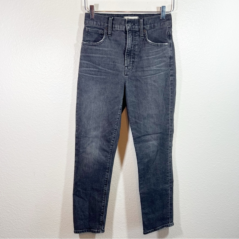 MADEWELL the Perfect Vintage crop jean washed black